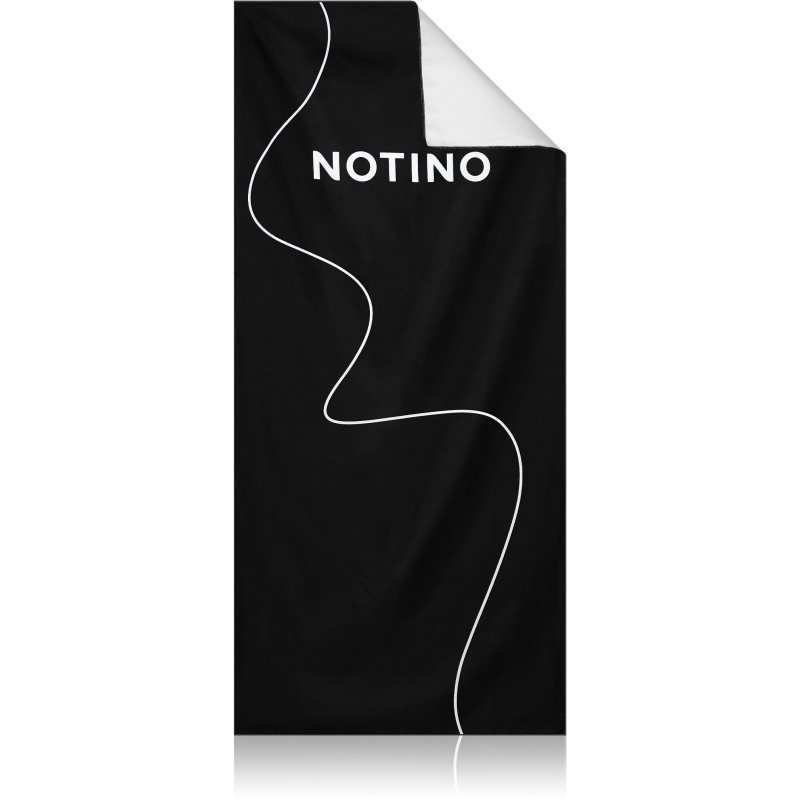 Notino Travel Collection rýchloschnúci uterák Black