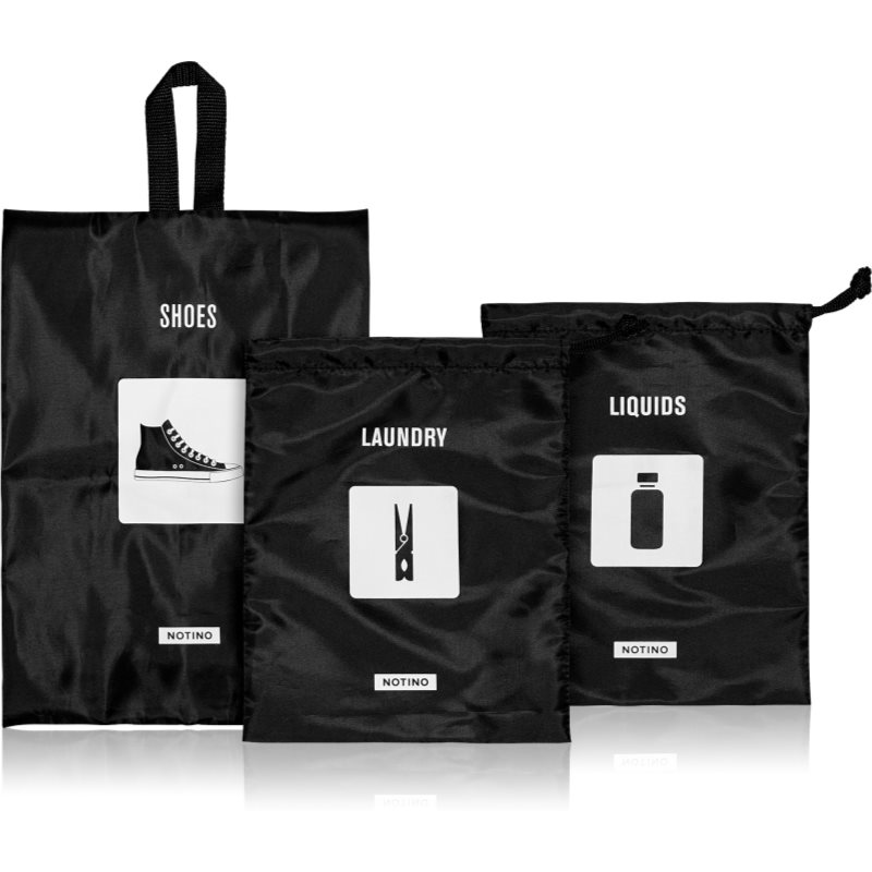 Notino Travel Collection Set of bags for shoes & laundry комплект за пътуване от торби за обувки, пране и течности 3 бр.