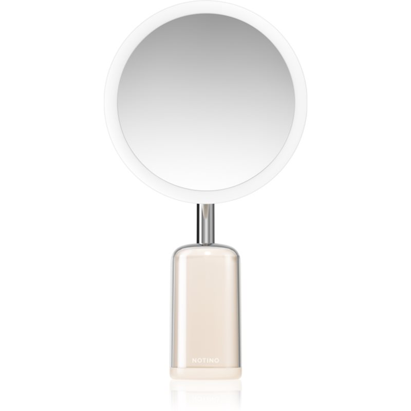 Notino Beauty Electro Collection Round LED Make-up mirror with a stand kozmetikai tükör beépített LED világítással