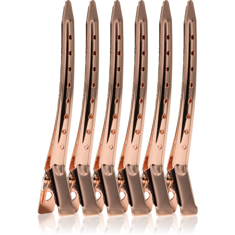 Notino Hair Collection Hair Clips заколки для волосся Rose Gold 6 кс