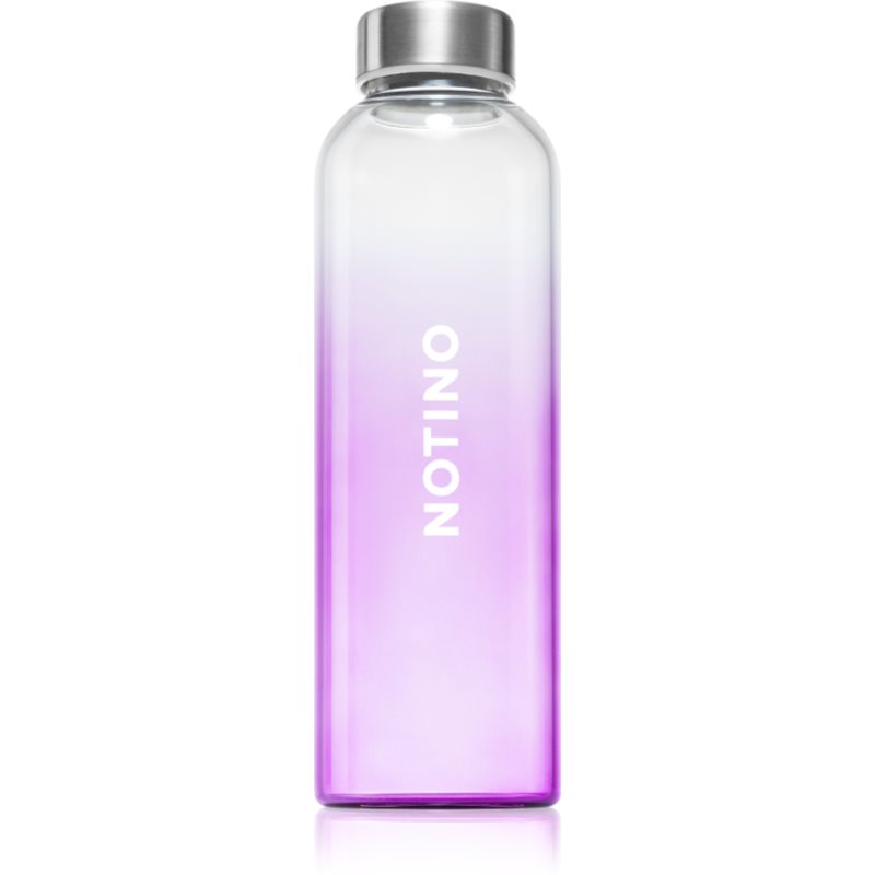 Notino Sport Collection Glass water bottle sklenená fľaša na vodu Purple 500 ml