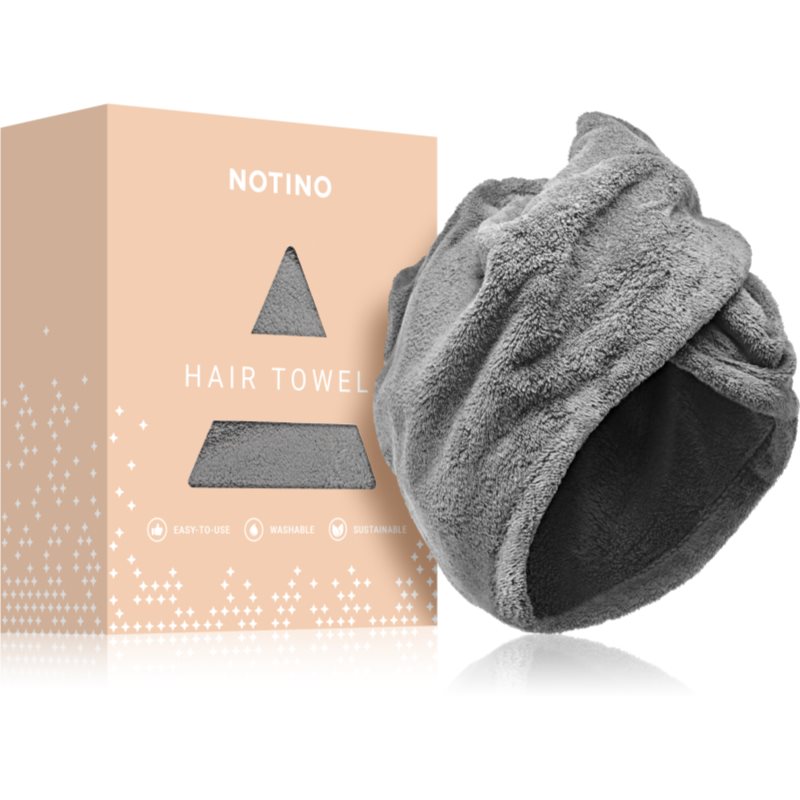 Notino Spa Collection ručnik za kosu limitirana serija Grey