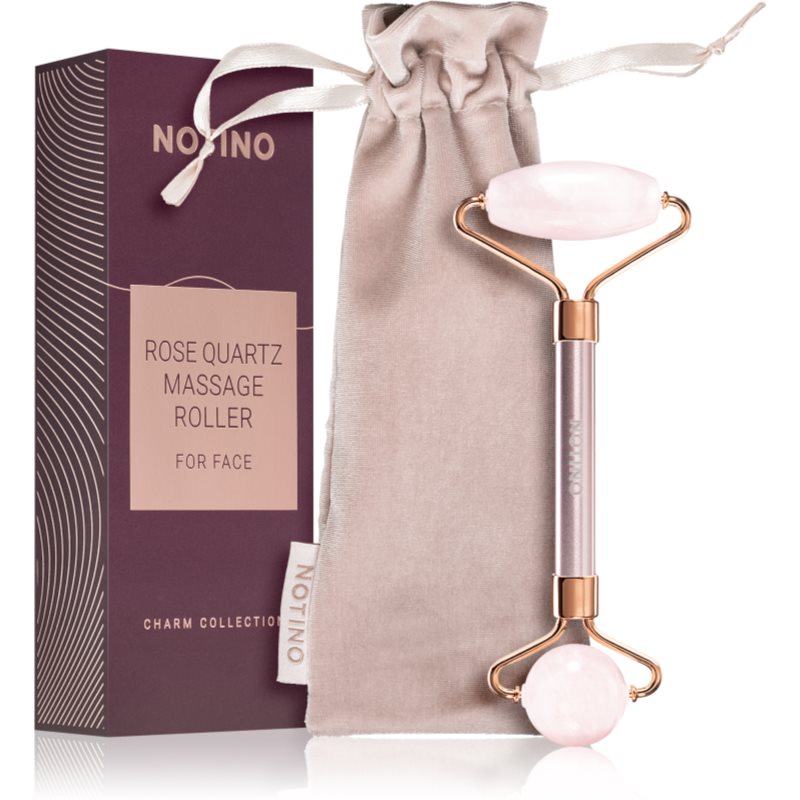 Notino Charm Collection Rose quartz massage roller for face masážna pomôcka na tvár