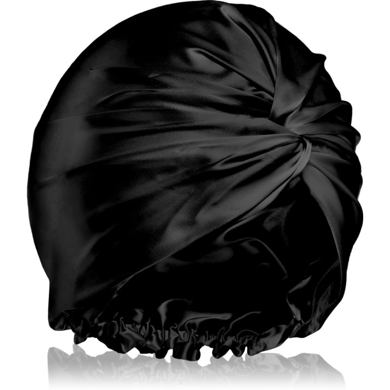 Notino Silk Collection Hair wrap silk hair turban Black 1 pc