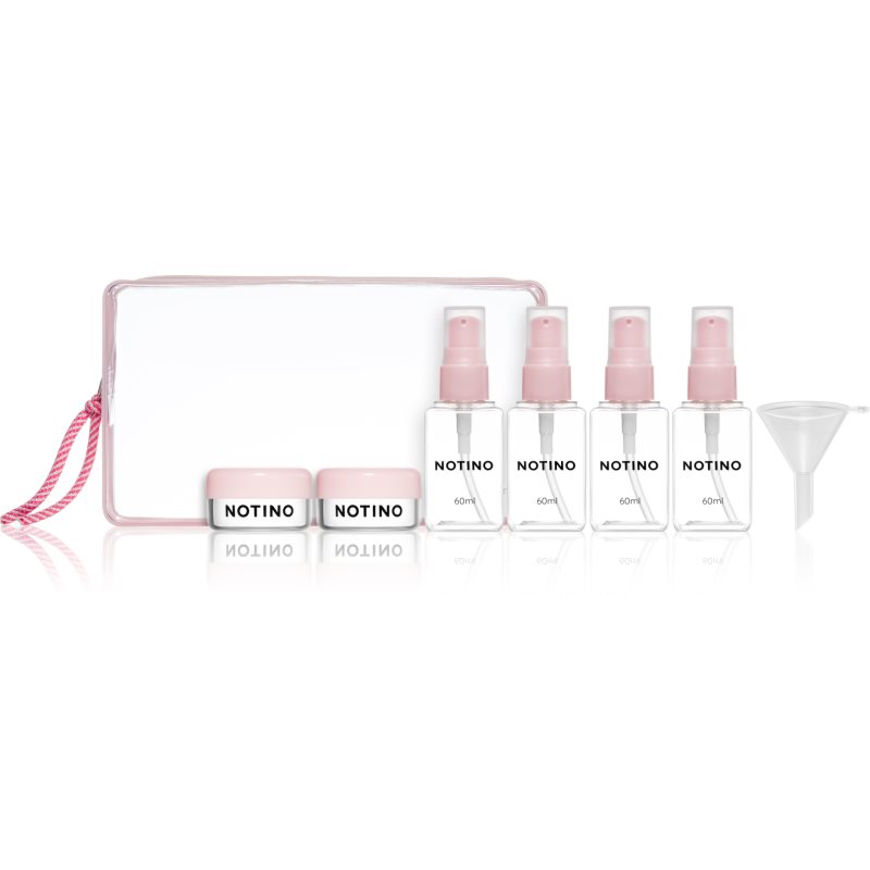 Notino Travel Collection Travel Bottle Set reusable travel bottles Pink