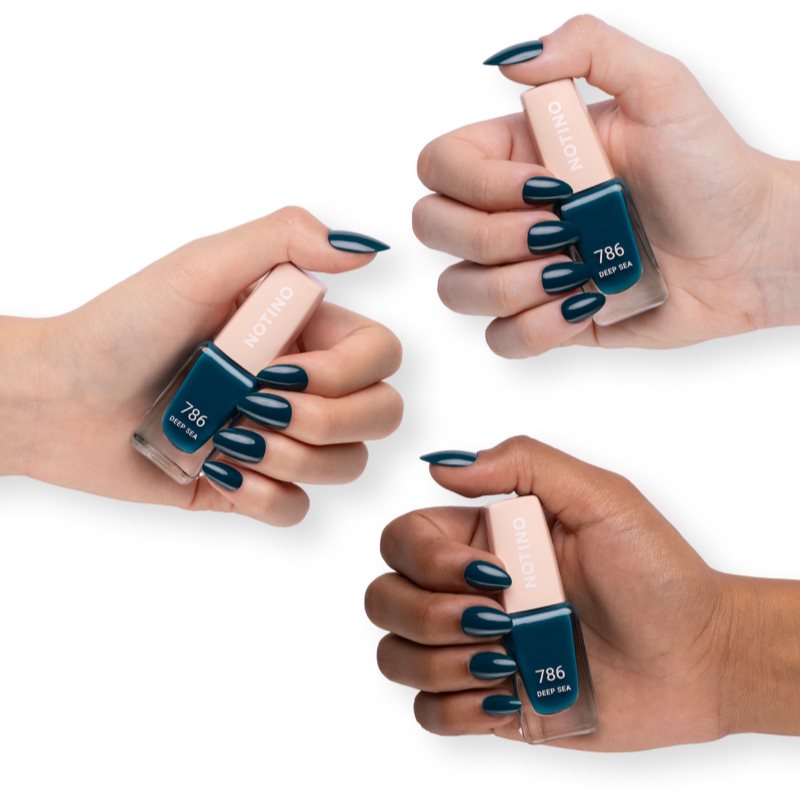 Notino Gel Effect Nail Polish lak na nechty s gélovým efektom 786 Deep Sea 10 ml (obrázok 3)
