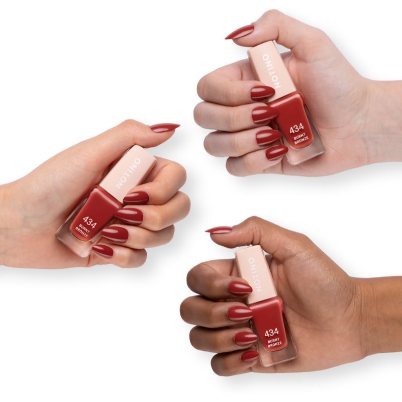 Notino Gel Effect Nail Polish lak na nechty s gélovým efektom 434 Burnt Bronze 10 ml (obrázok 3)