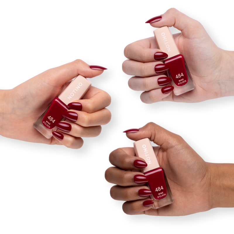 Notino Gel Effect Nail Polish lak na nechty s gélovým efektom 484 Wine O'Clock 10 ml (obrázok 3)