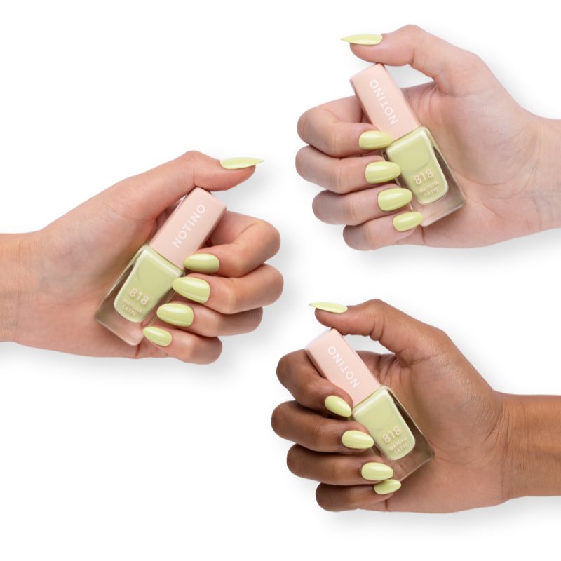 Notino Gel Effect Nail Polish lak na nechty s gélovým efektom 818 Matcha Latte 10 ml (obrázok 3)