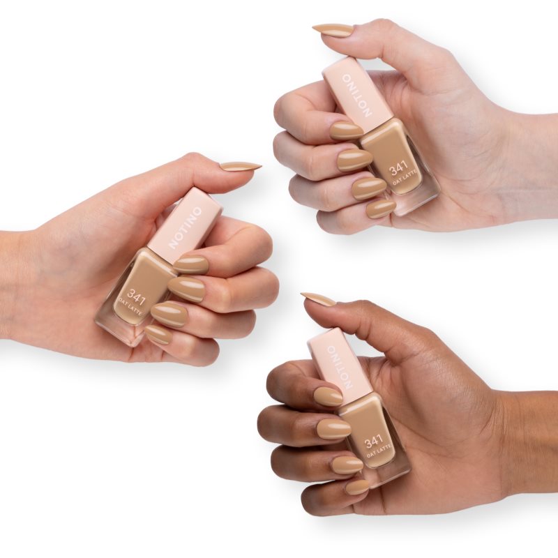 Notino Gel Effect Nail Polish lak na nechty s gélovým efektom 341 Oat Latte 10 ml (obrázok 3)