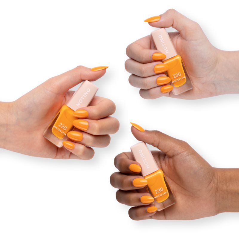 Notino Gel Effect Nail Polish lak na nechty s gélovým efektom 230 Molten Lava 10 ml (obrázok 3)