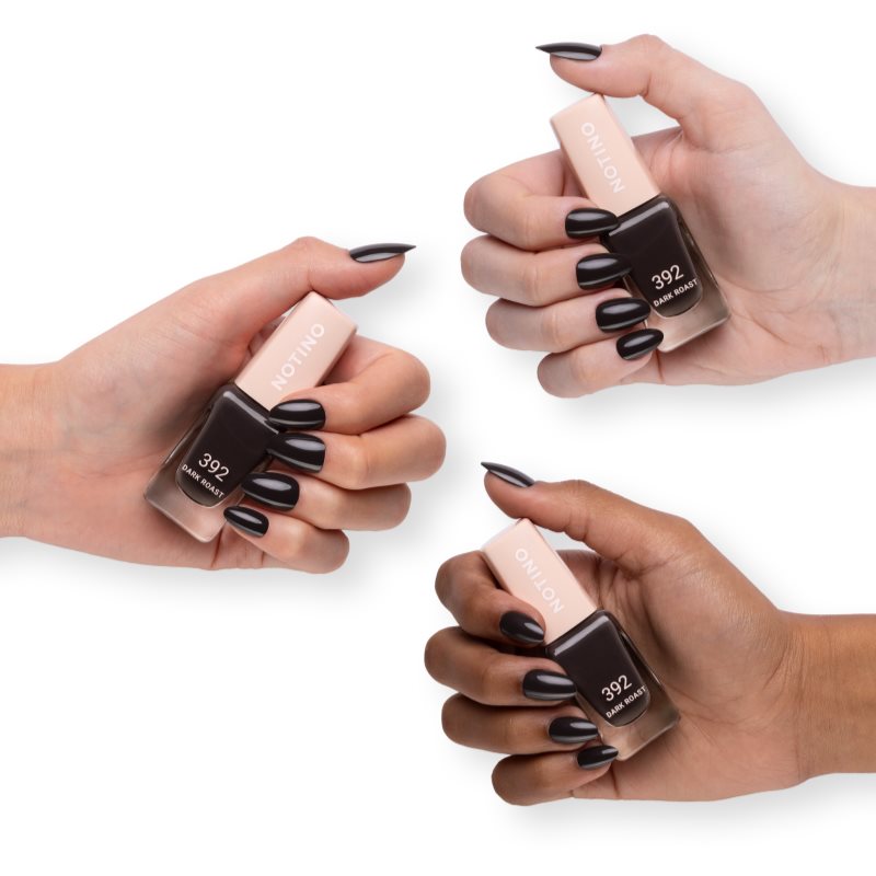 Notino Gel Effect Nail Polish lak na nechty s gélovým efektom 392 Dark Roast 10 ml (obrázok 3)