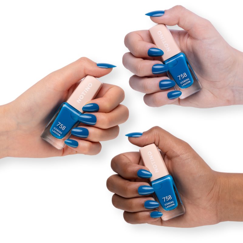 Notino Gel Effect Nail Polish lak na nechty s gélovým efektom 758 Iceberg Lagoon 10 ml (obrázok 3)