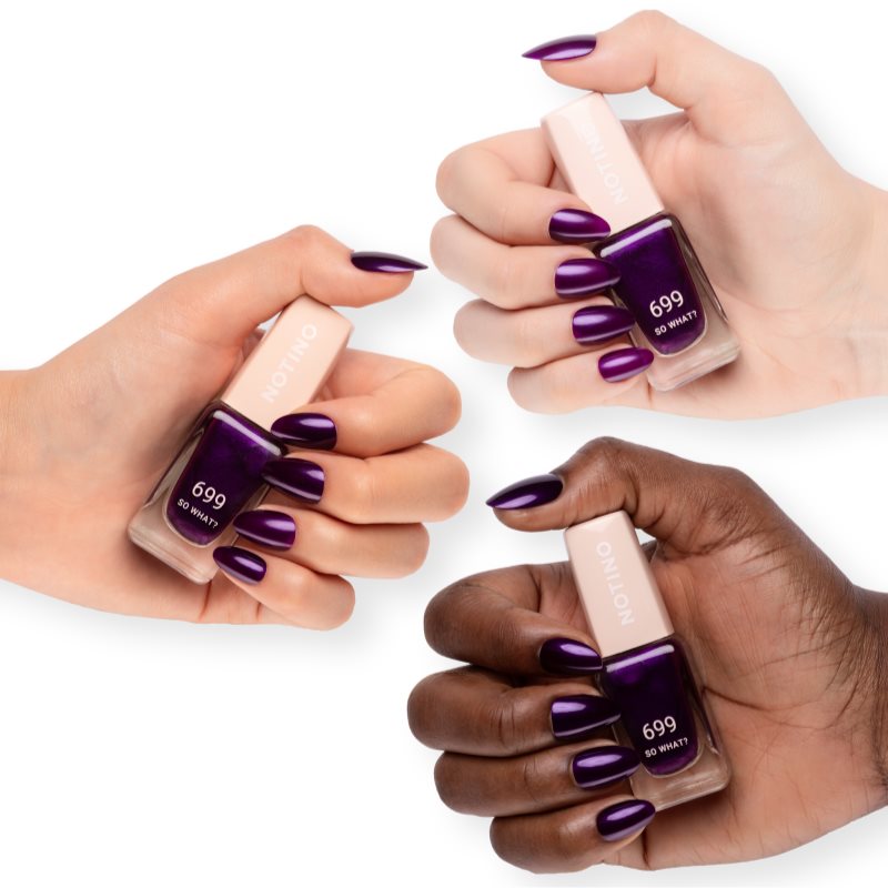 Notino Gel Effect Nail Polish lak na nechty s gélovým efektom 699 So What? 10 ml (obrázok 3)