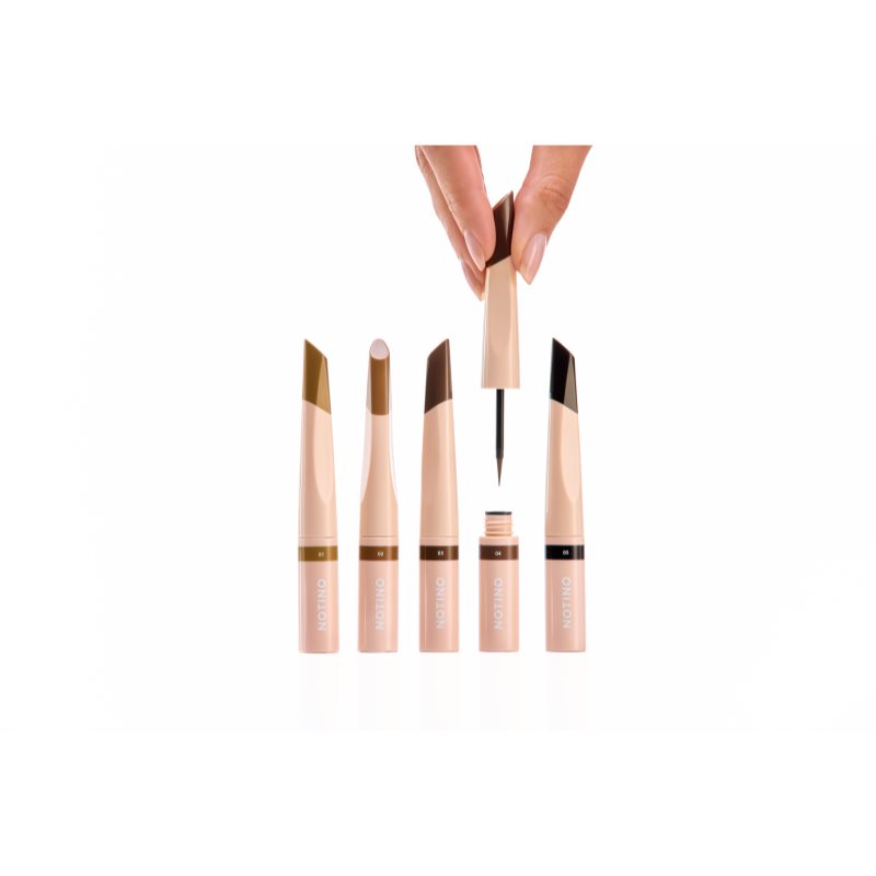 Notino Serum-Infused Lifeproof Eyebrow Liner tekuté linky na obočie so sérom 04 Dark Brown 2.8 ml (obrázok 5)