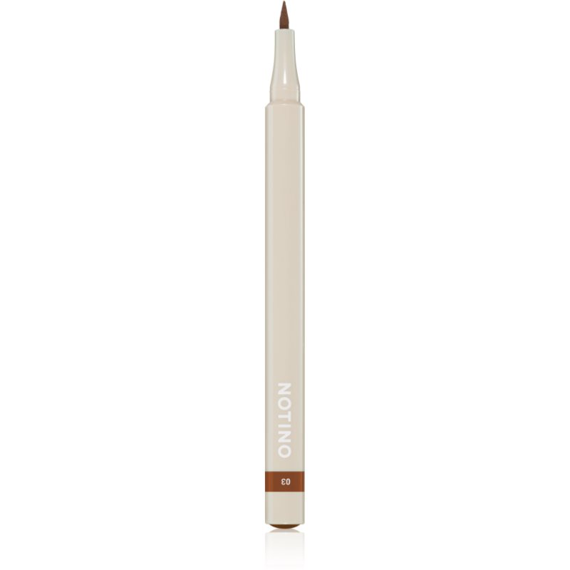 Notino Lifeproof Eyebrow Felt Pen wasserfestes Fixativ für die Augenbrauen 03 Warm Brown 1 ml