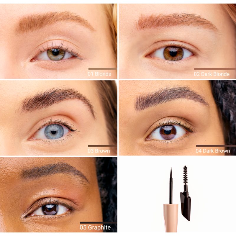 Notino Serum-Infused Lifeproof Eyebrow Liner tekuté linky na obočie so sérom 05 Graphite 2.8 ml (obrázok 7)