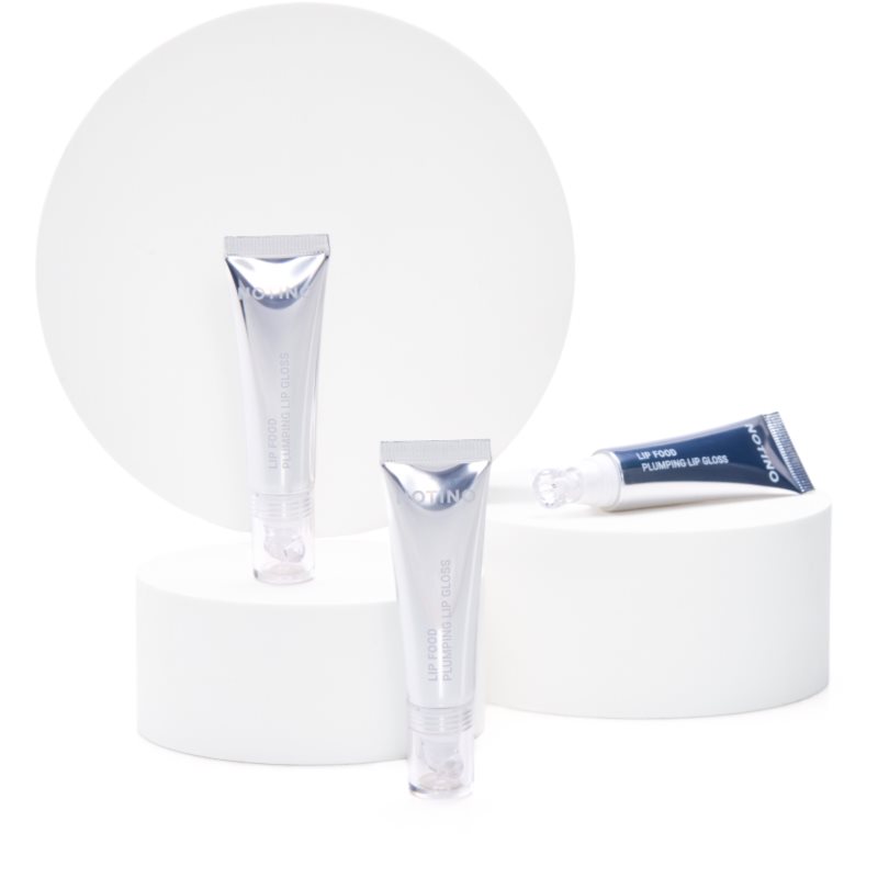 Notino Lip Food Plumping Lip Gloss ošetrujúci lesk na pery so zväčšujúcim efektom 00 Clear 10 ml (obrázok 6)