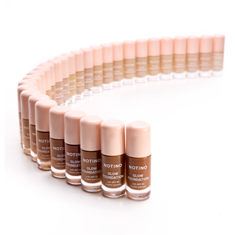 Notino Foundation Glow foundation with SPF 50 & plant extracts rozjasňujúci make-up SPF 50 01 Fair Neutral 30 ml (obrázok 9)