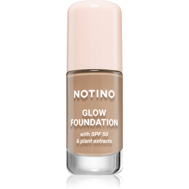 Notino Foundation Glow foundation with SPF 50 & plant extracts rozjasňujúci make-up SPF 50 01 Light Medium Warm 30 ml