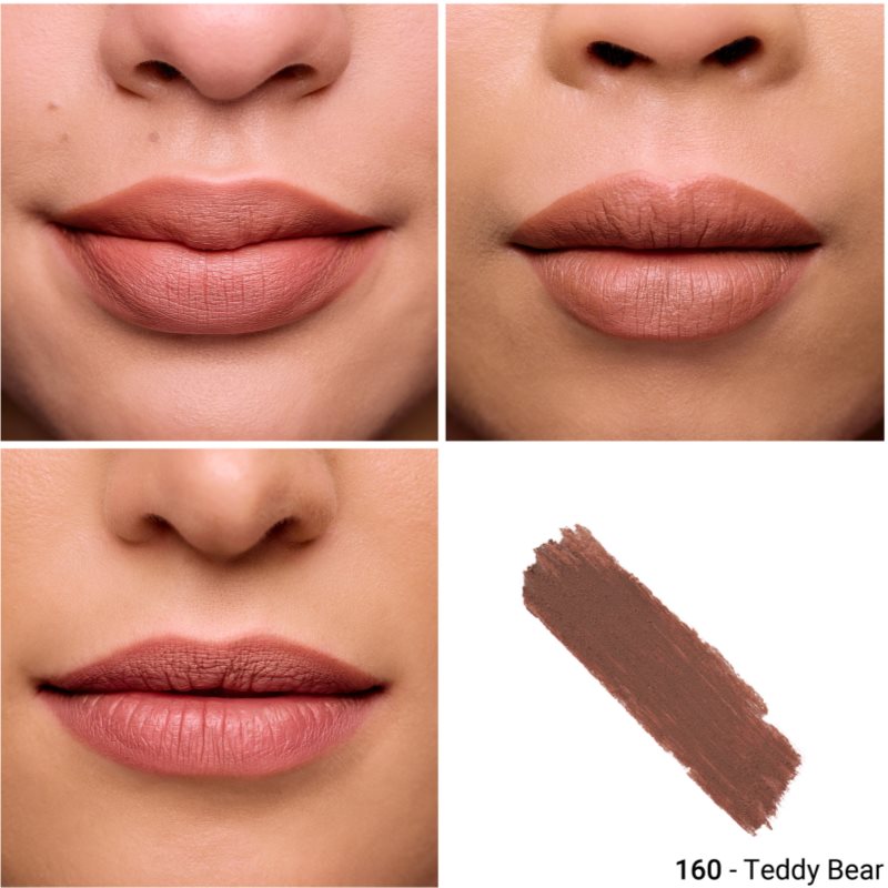 Notino Lifeproof Soft Matte Lip Stylo dlhotrvajúci matný rúž s kyselinou hyalurónovou 160 Teddy Bear 2 g