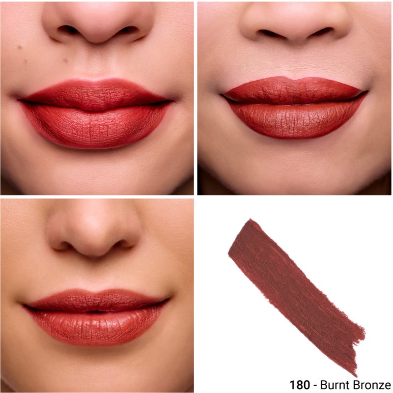 Notino Lifeproof Soft Matte Lip Stylo dlhotrvajúci matný rúž s kyselinou hyalurónovou 180 Burnt Bronze 2 g