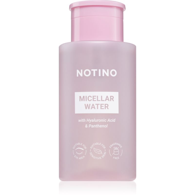 Notino Micellar Water With Hyaluronic Acid & Panthenol Micellärt vatten för känslig hud med tillhandahållare 250 ml