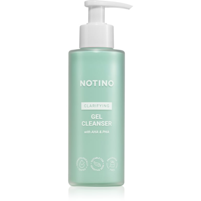 Notino Clarifying Gel Cleanser with AHA & PHA Djupt rengörande gel För fet och problematisk hud 200 ml