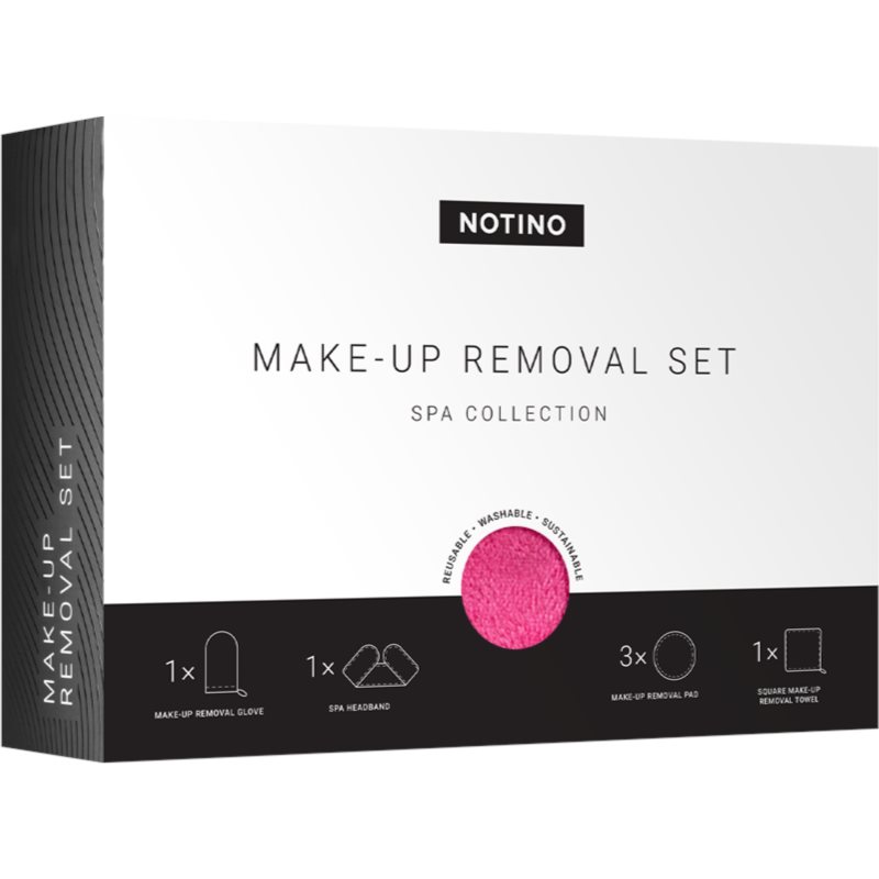 Notino Spa Collection Make-up Removal Set Microfibre Makeup Remover Set Pink