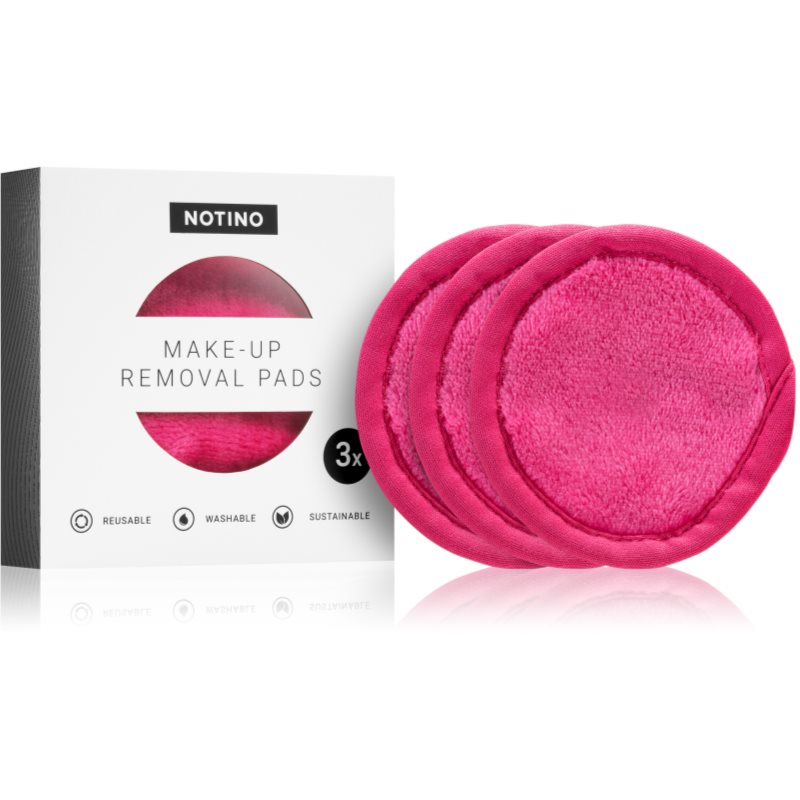 Notino Spa Collection Make-up Removal Pads косметичні диски для зняття макіяжу відтінок Pink 3 кс