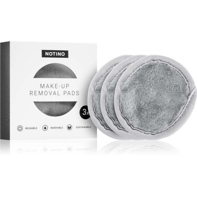 Notino Spa Collection Make-up Removal Pads косметичні диски для зняття макіяжу відтінок Grey 3 кс