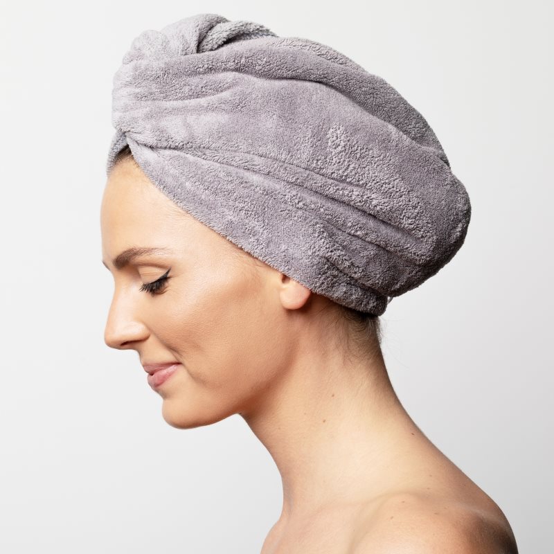 Notino Spa Collection Serviette De Toilette Pour Cheveux Edition Limitée Grey 1 Pcs
