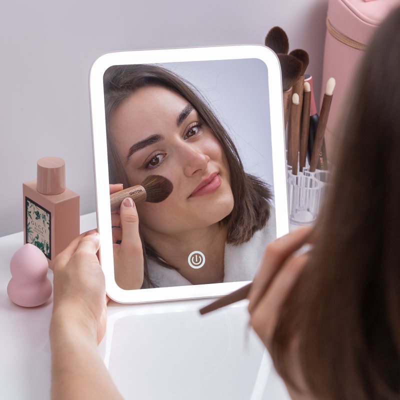 Notino Beauty Electro Collection Make-up Mirror With LED Lights косметичне дзеркальце зі світлодіодним підсвічуванням