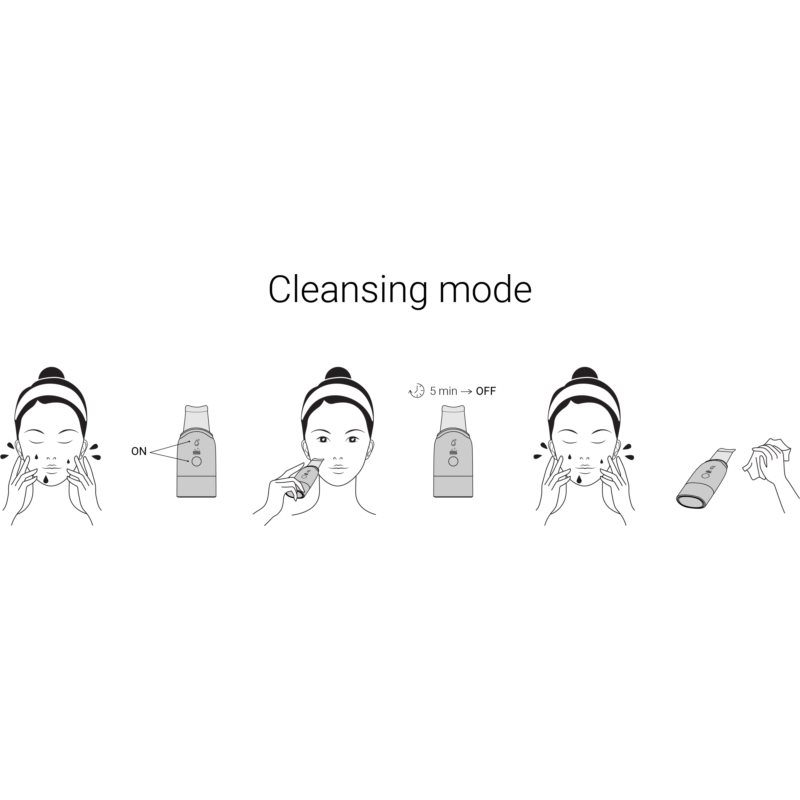 Notino Beauty Electro Collection Ultrasonic Face Scrubber Ультразвуковий очищуючий пристрій для обличчя