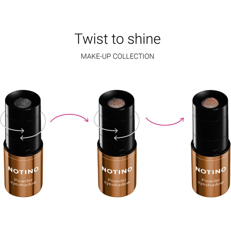 Notino Make-up Collection Powder Eyeshadow розсипчасті тіні для повік Amber 1,3 гр