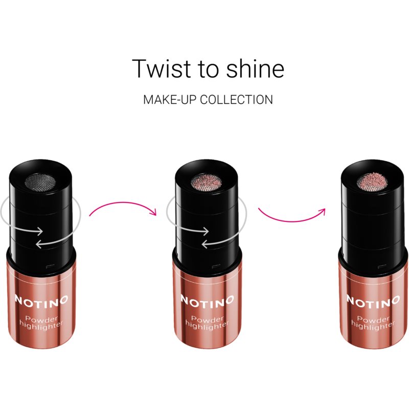 Notino Make-up Collection Powder Highlighter розсипчастий хайлайтер Apricot Glow 1,3 гр