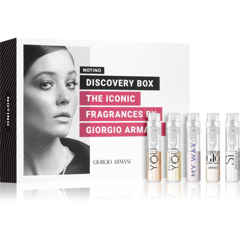 

Beauty Discovery Box Notino The iconic fragrances by Giorgio Armani набір унісекс