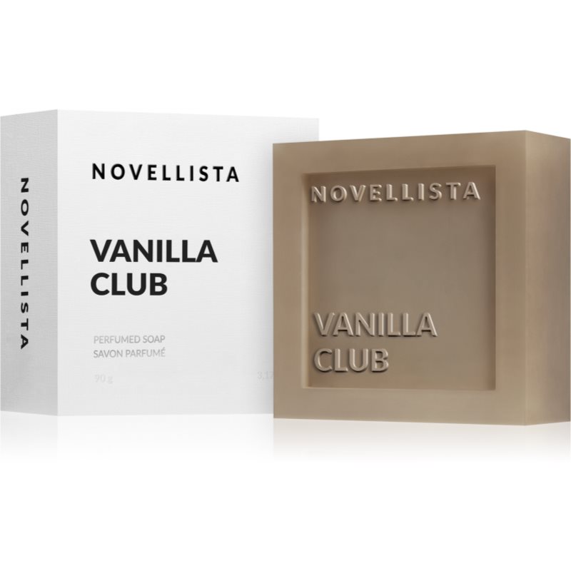 NOVELLISTA Vanilla Club високоякісне тверде мило для обличчя, рук та тіла унісекс 90 гр