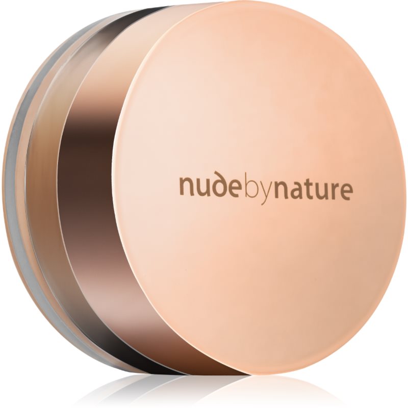 Nude by Nature Radiant Loose minerálny sypký make-up odtieň W7 Spiced Sand 10 g
