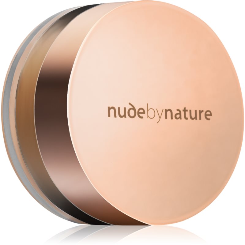 Nude by Nature Radiant Loose minerálny sypký make-up odtieň W8 Classic Tan 10 g