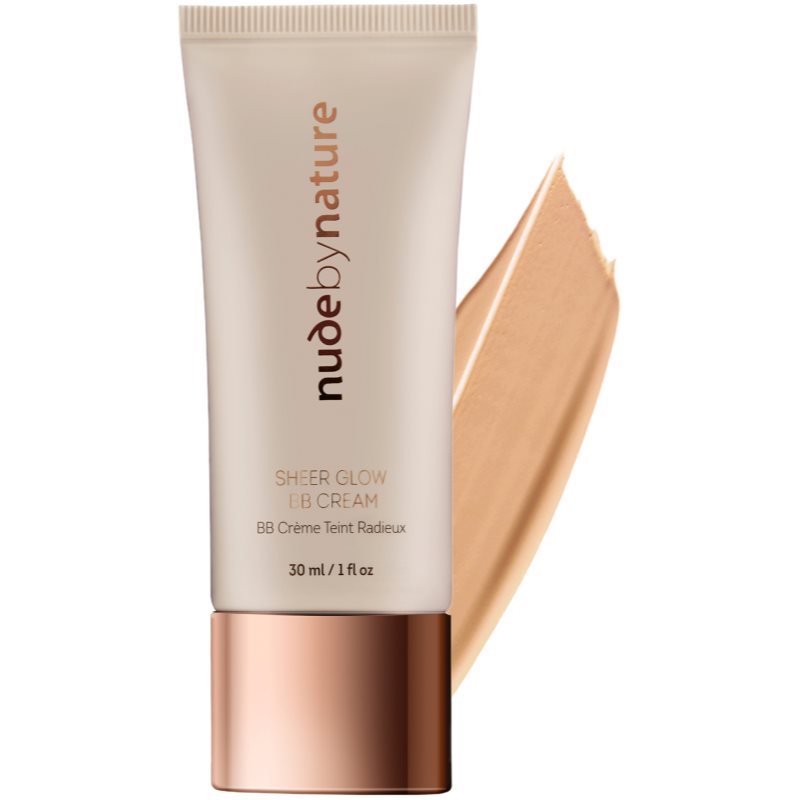 Nude By Nature Sheer Glow BB Cream освітлюючий ВВ крем відтінок 03 Nude Beige 30 мл