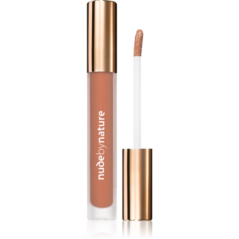 E-shop Nude by Nature Satin Liquid Lipstick krémová rtěnka se saténovým finišem odstín 01 Sand 3,75 ml