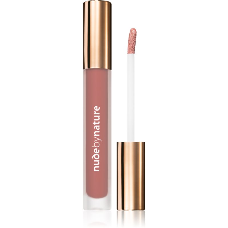E-shop Nude by Nature Satin Liquid Lipstick krémová rtěnka se saténovým finišem odstín 04 Soft Petal 3,75 ml