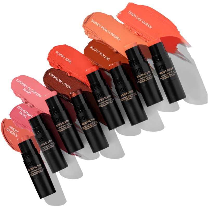 Nudestix Nudies Bloom Multipurpose Eye, Lip And Cheek Pencil Shade Poppy Girl 7 G