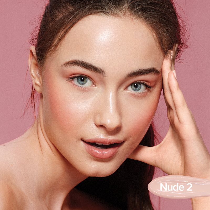 Nudestix Tinted Cover легкий роз'яснюючий тональний крем для природнього вигляду відтінок Nude 2 25 мл