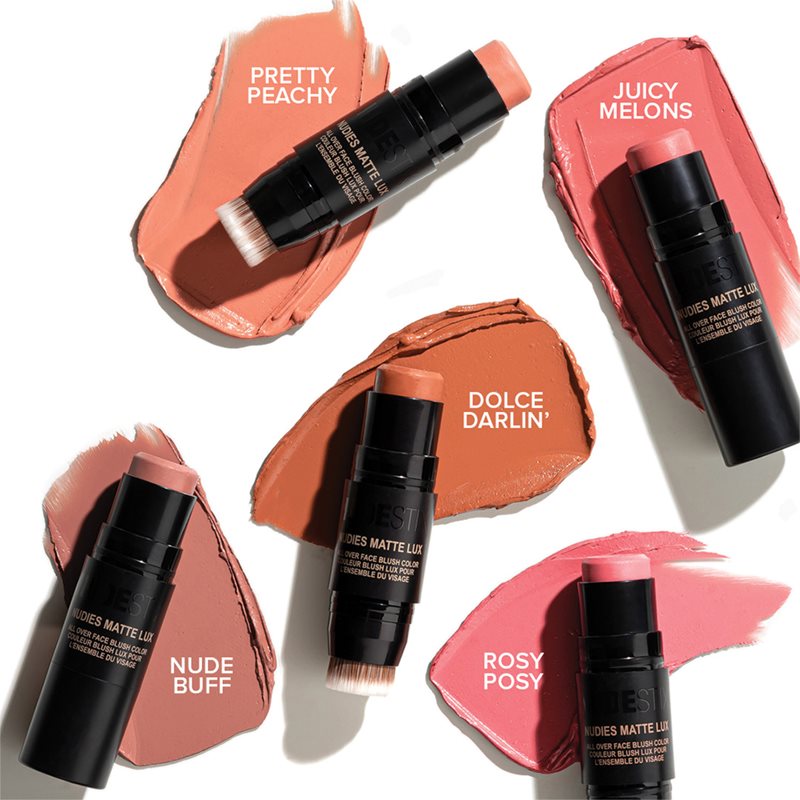Nudestix Nudies Matte Lux Multi-purpose Makeup For Eyes, Lips And Face Shade Nude Buff 7 G