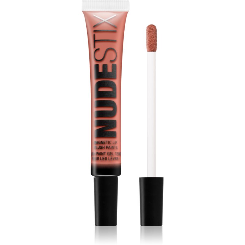 

Nudestix Magnetic Plush Paints жирний блиск для губ 3в1 відтінок Saint Tropez