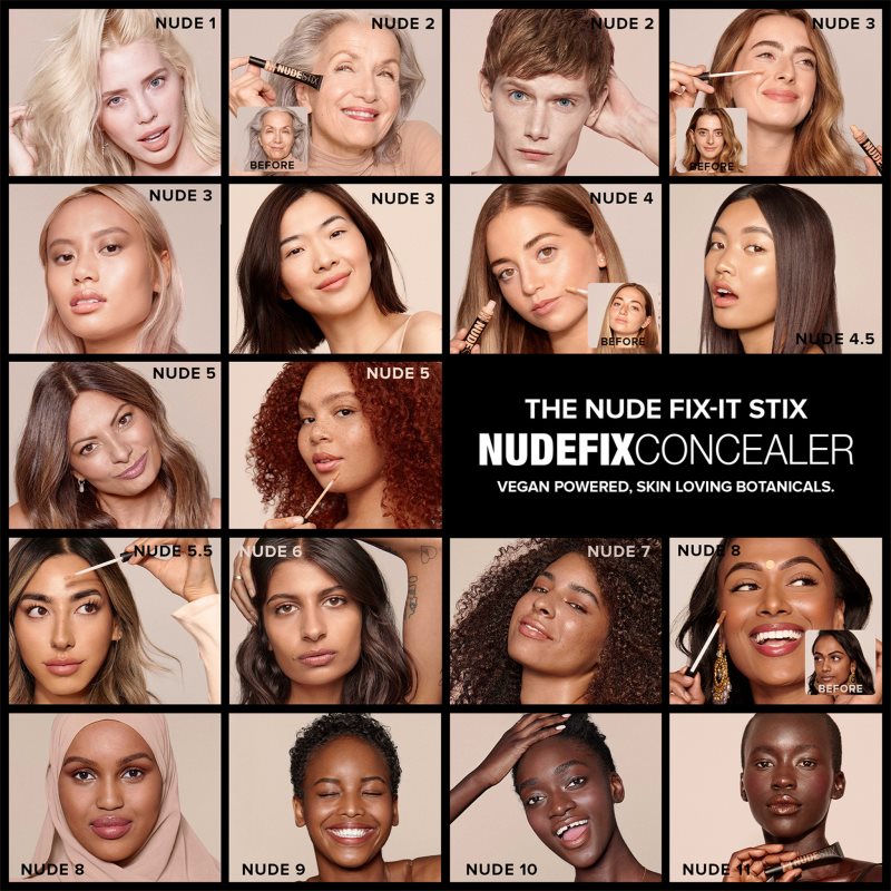 Nudestix Nudefix Creamy Concealer Shade Nude 1 10 Ml