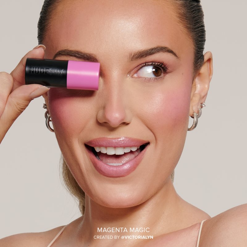 Nudestix Nudies Matte + Glow Core Multi-purpose Makeup For Eyes, Lips And Face Shade Magenta Magic 6 G