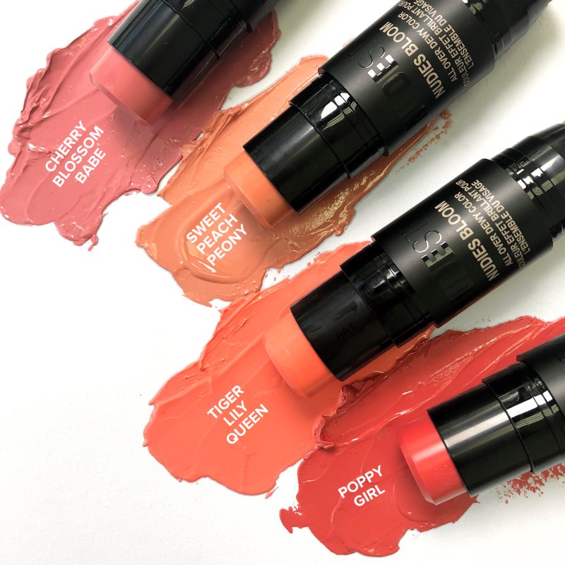 Nudestix Nudies Bloom Multi-purpose Makeup For Eyes, Lips And Face Shade Cherry Blossom Babe 7 G